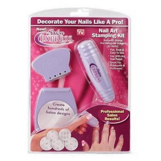 Nail Art Stamping Kit For Women (Purple). View Gallery - Pakistan