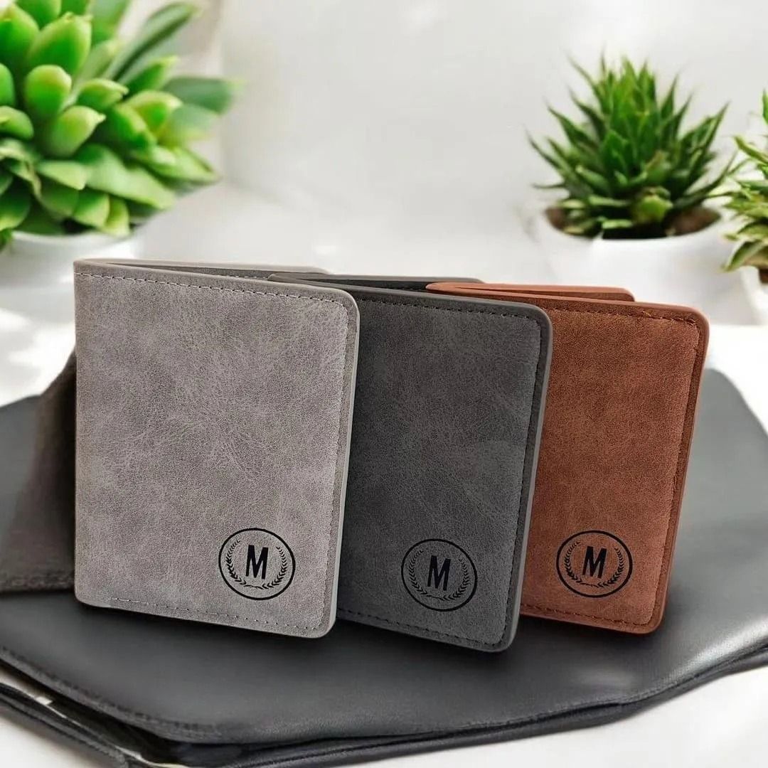 GU II Male Short Thin Man Wallet Providing Stylish Design Comfortable Use Durable Quality