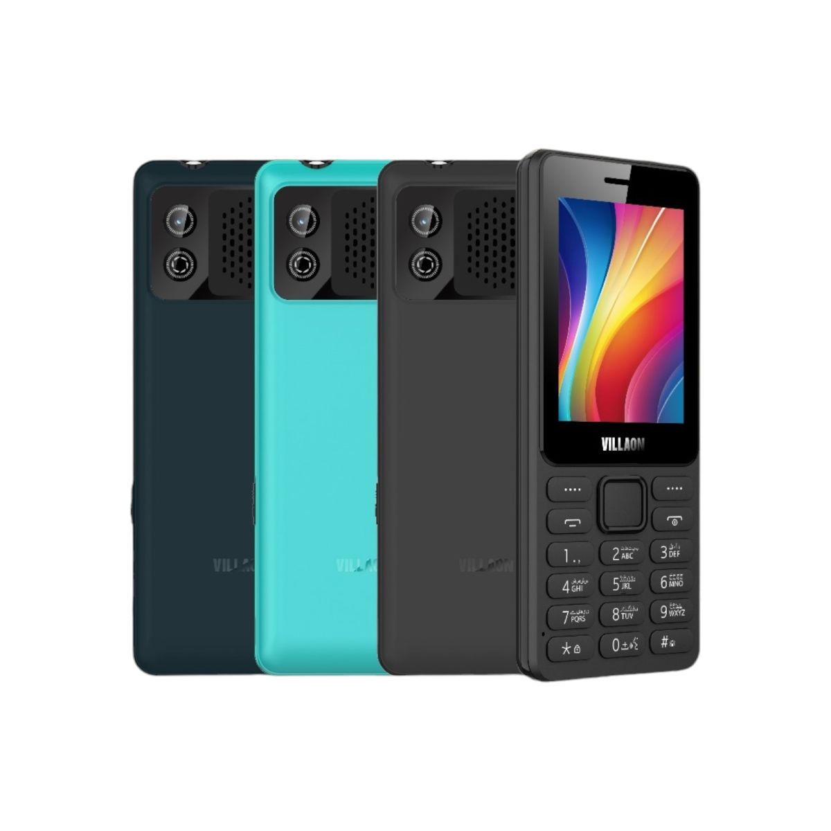 Villaon V230 2.8 Inch QVGA Dual SIM PTA Approved Mobile With Removable 2500mAh Battery (Random Color) View Gallery - Pakistan