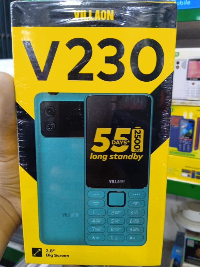 Villaon V230 2.8 Inch QVGA Dual SIM PTA Approved Mobile With Removable 2500mAh Battery (Random Color) View Gallery - Pakistan