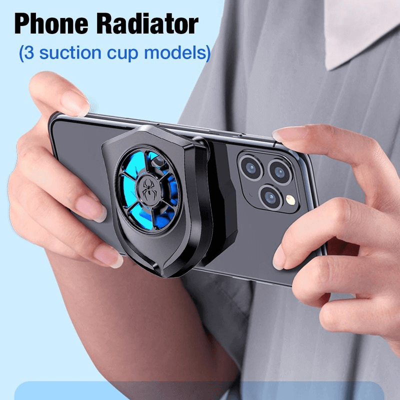 Portable Mobile Phone Quiet Cooling Fan Heat Diffuser Radiator With Light View Gallery - Pakistan