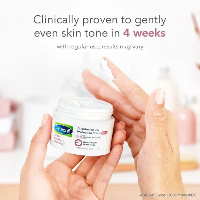 Cetaphil Brightening Day Protection Cream | SPF 15 | 50g | Made in France | Dark Spot & Even Tone Care View Gallery - Pakistan