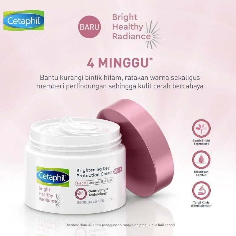Cetaphil Brightening Day Protection Cream | SPF 15 | 50g | Made in France | Dark Spot & Even Tone Care View Gallery - Pakistan