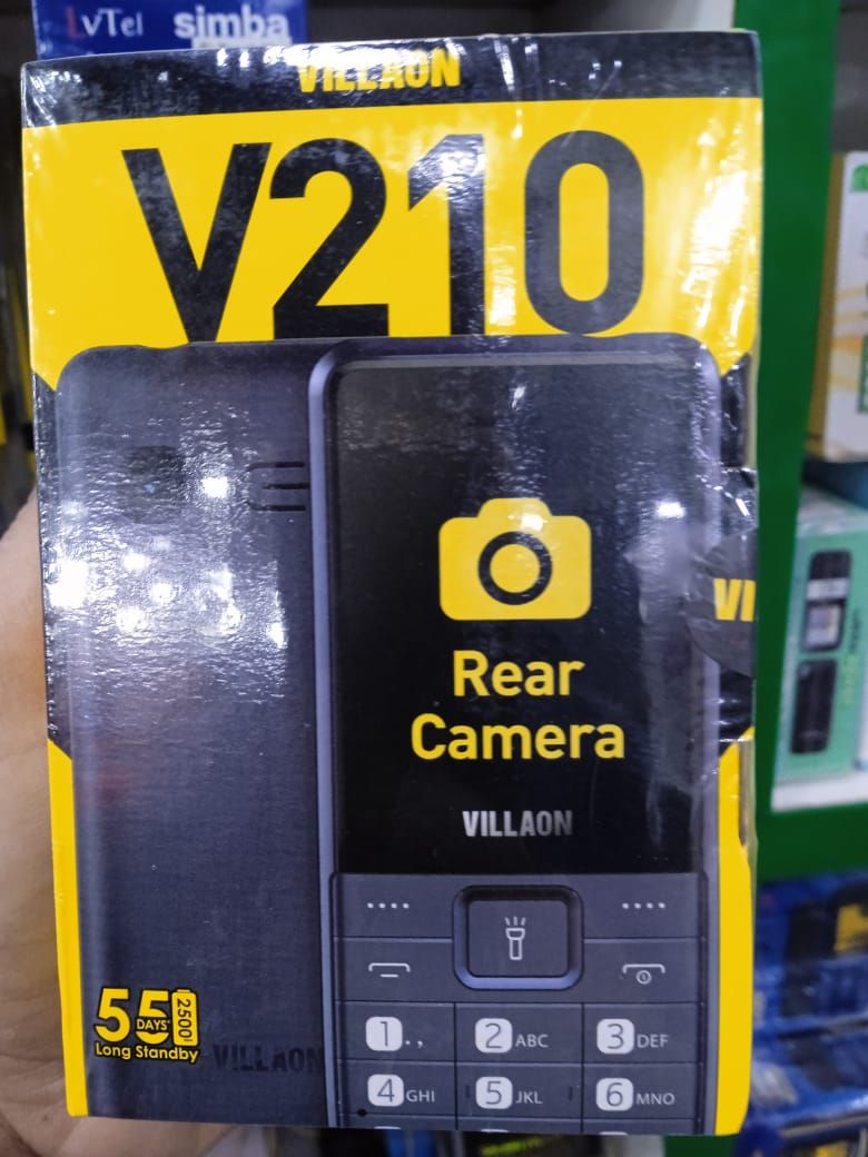 Villaon V210 1.8 Inch LCD Dual SIM Mobile With Removable 2500mAh Battery Basic Camera FM Radio Torch Light And PTA Approved (Random Color) View Gallery - Pakistan