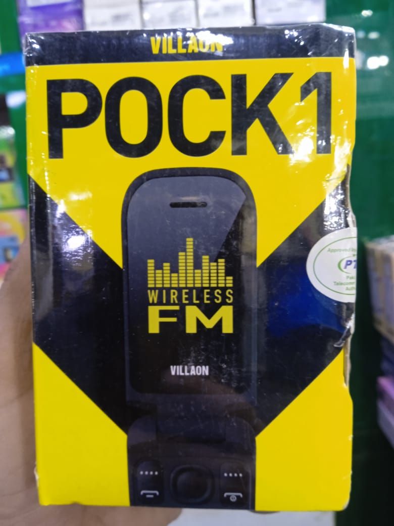 Villaon POCK1 Flip Phone – Compact Clamshell Mobile with Wireless FM Radio, Digital Camera, Dual SIM Support, and Long-Lasting Battery Life View Gallery - Pakistan