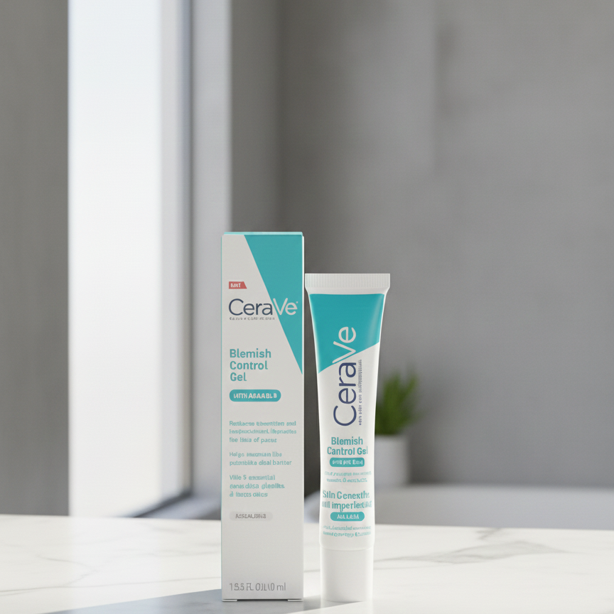CeraVe Blemish Control Gel (40ml) with AHA &amp; BHA - Salicylic Acid Acne Treatment to Clear Breakouts, Minimize Pores &amp; Restore Skin Barrier