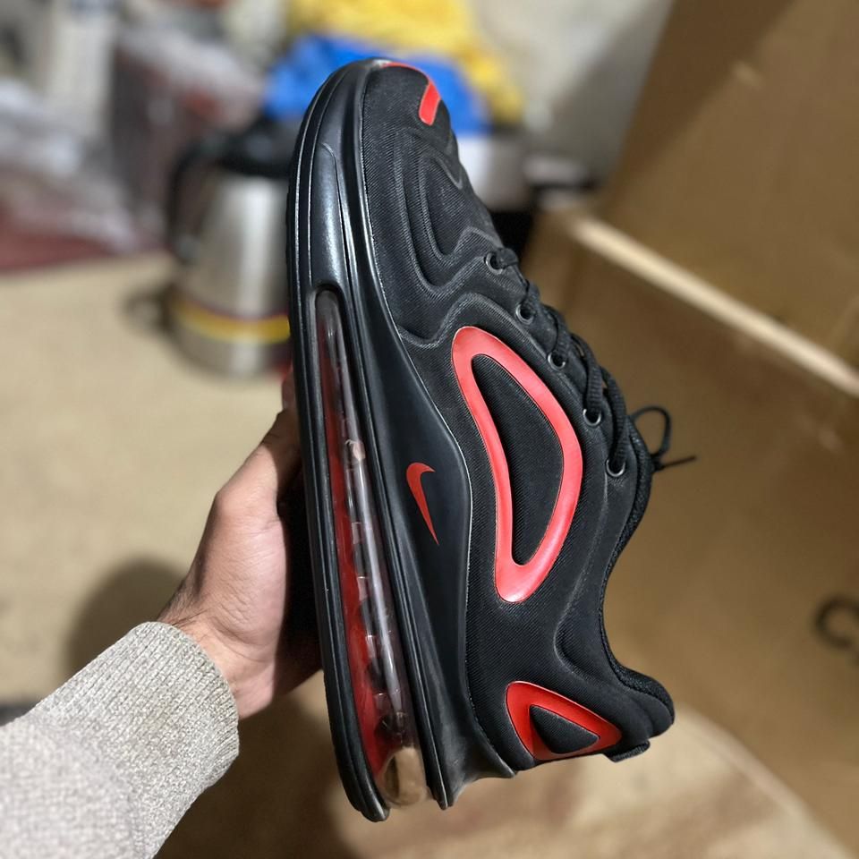 Nike Air Max 720 Sneakers In Black And Red Providing Stylish Design Comfortable Wear View Gallery - Pakistan