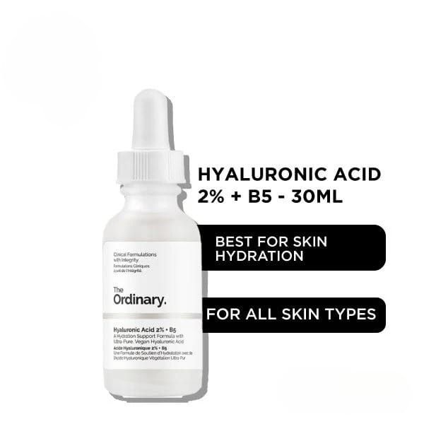 The Ordinary Hyaluronic Acid 2% + B5 Hydration Support Formula With Ultra Pure Vegan Hyaluronic Acid 30 Ml View Gallery - Pakistan