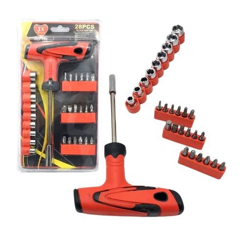 28‑Pcs Screw Tool Set | High‑Quality Screwdrivers & Bits | Durable Repair & Assembly Kit View Gallery - Pakistan