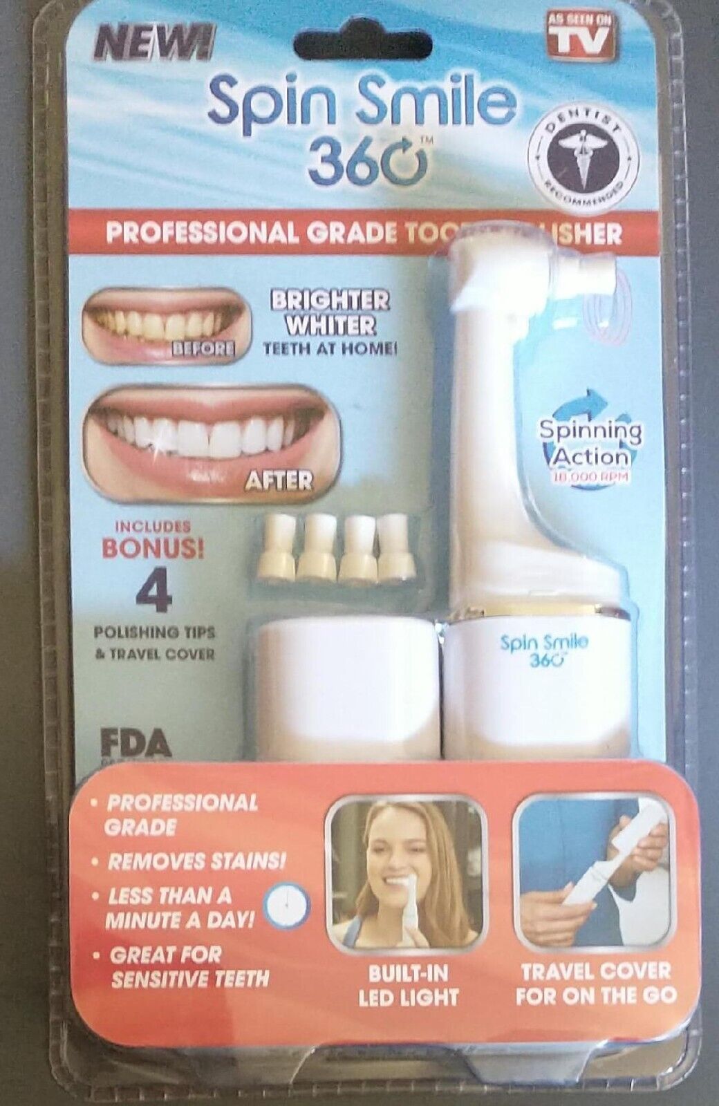 Spin Smile 360" Professional Grade Tooth Polisher View Gallery - Pakistan