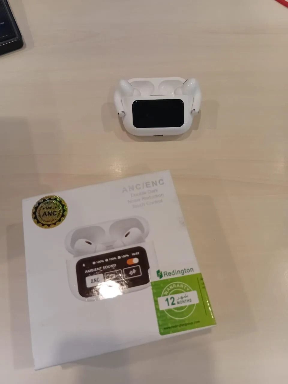 A9 Pro Smart Screen Wireless Earbuds – ANC & ENC Noise Cancelling, Bluetooth 5.4, Touch Control Display Case, Hi-Fi Sound & 36H Playtime ( white colour ) View Gallery - Pakistan