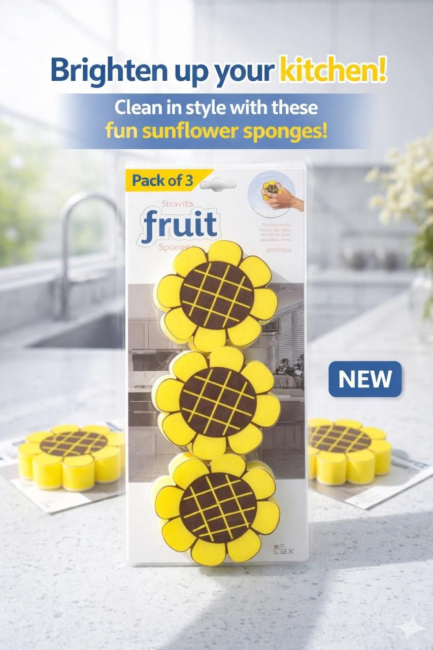 WUWA Stravits Fruit Sponges Providing Creative Design Attractive Look Durable Quality Comfortable Use (Random Design) View Gallery - Pakistan