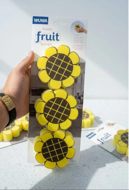 WUWA Stravits Fruit Sponges Providing Creative Design Attractive Look Durable Quality Comfortable Use (Random Design) View Gallery - Pakistan