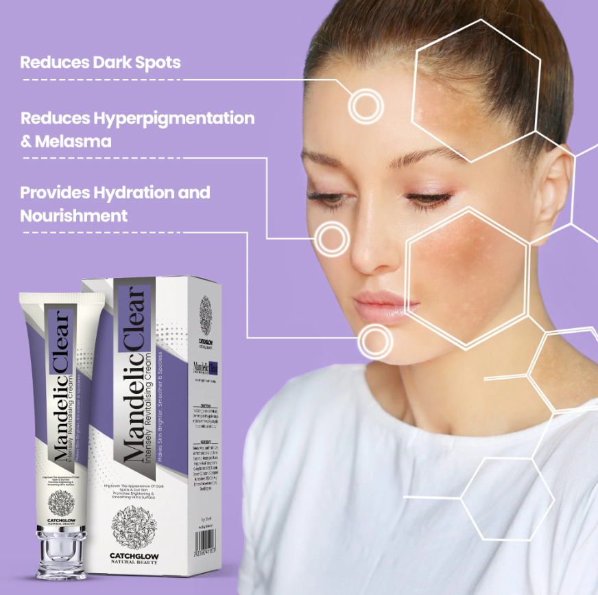 Mandelic Acid Brightening Cream | 30ml | Dark Spot Remover | Even Tone | Glass Skin Glow | Gentle Exfoliator View Gallery - Pakistan