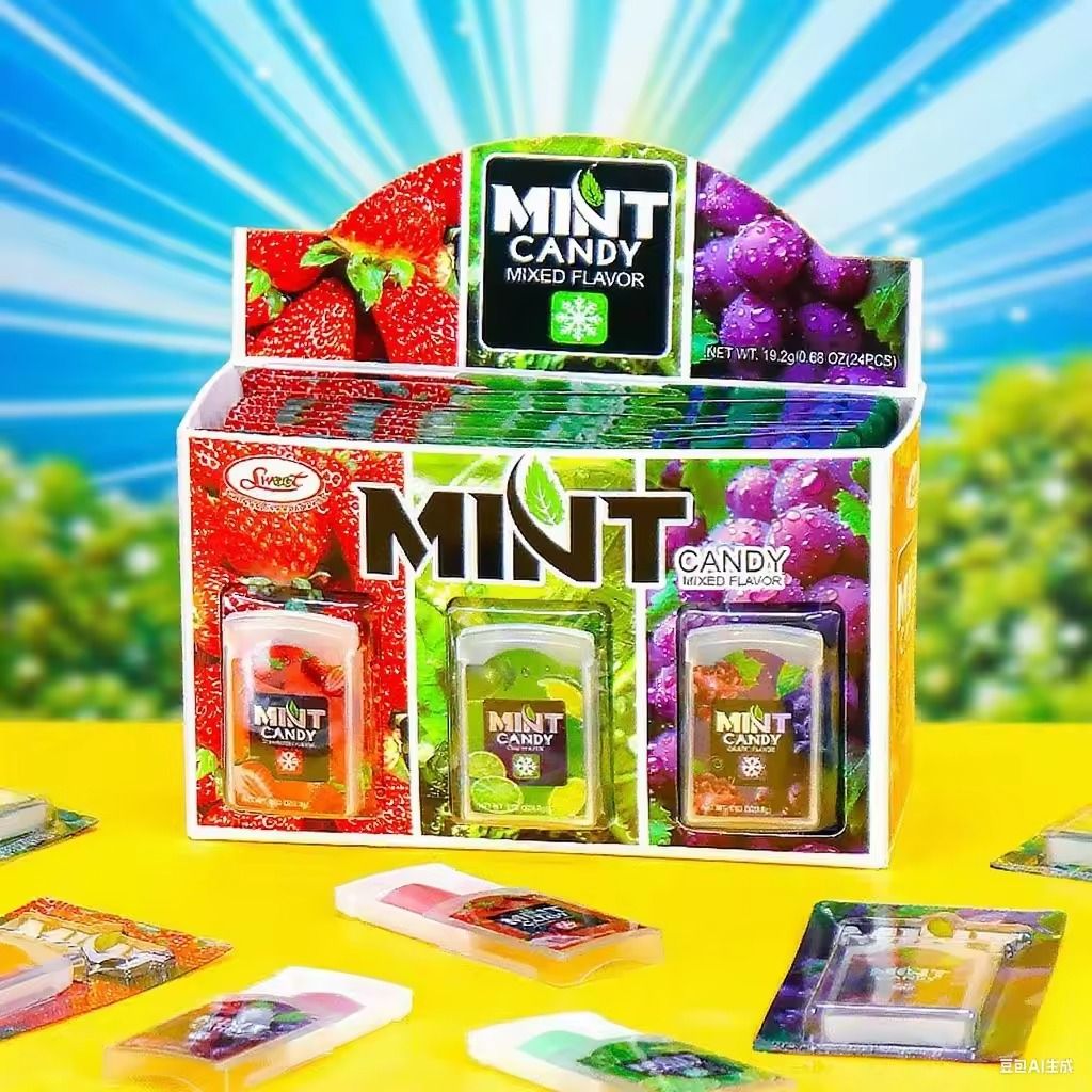 Shanu Mint Candy | Fruit‑Flavored Mint Tablets | 30pcs Box | Refreshing Sweet Treats View Gallery - Pakistan