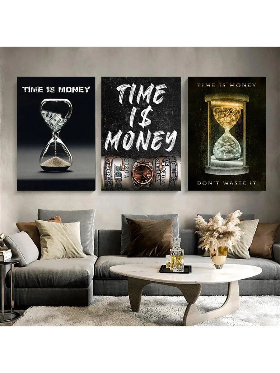 3pcs Quote Stickytiles Frames Providing Inspirational Style Elegant Look Home Decoration