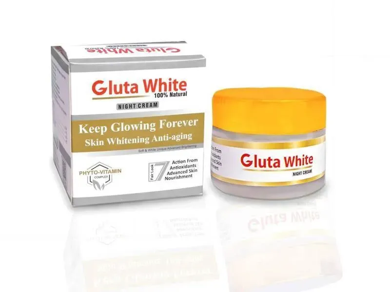 Gluta White Whitening &amp; Brightening Cream Jar – Deep Moisturizing, Skin Softening &amp; Nourishing Formula