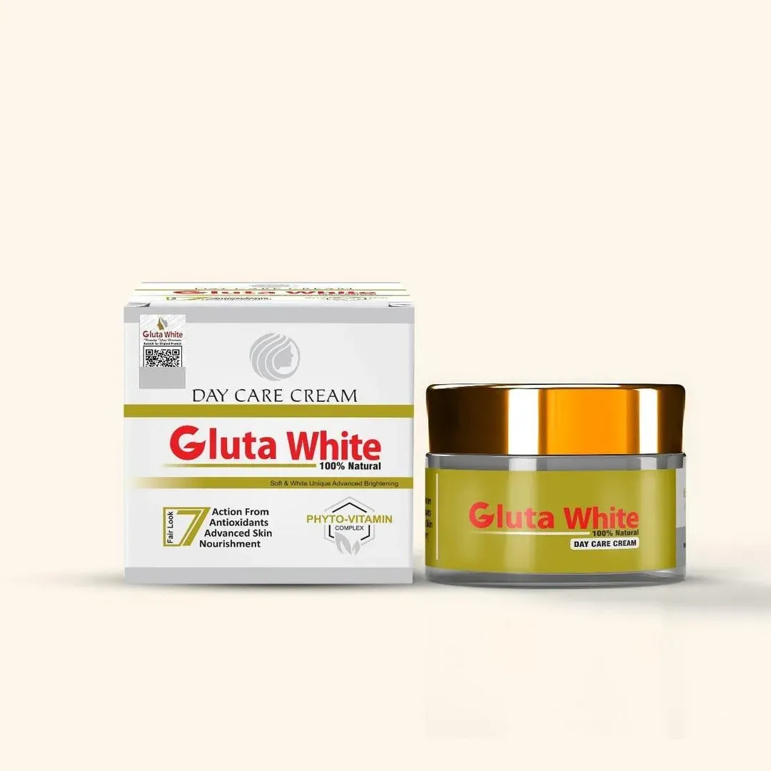 Gluta White Whitening & Brightening Cream Jar – Deep Moisturizing, Skin Softening & Nourishing Formula View Gallery - Pakistan