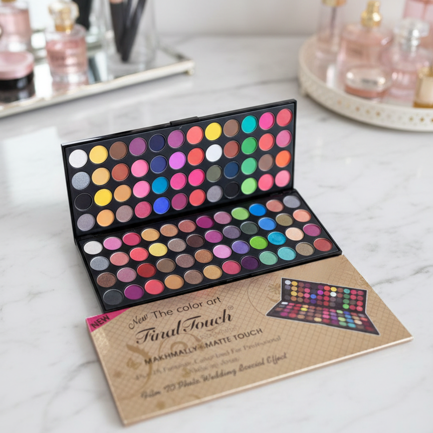 Final Touch Eyeshadow Palette | 96 Colors | Matte &amp; Shimmer | Professional Makeup Kit