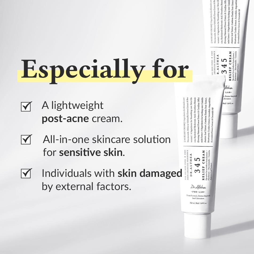 Dr Althea 345 Relief Cream Providing Gentle Care Soothing Formula Durable Quality Comfortable Use - 60ML View Gallery - Pakistan