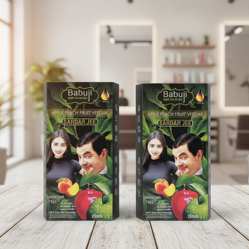 Babu Ji Hair Color Providing Confidence In Every Shade Long Lasting Color Natural Shine - 250ML x 2 View Gallery - Pakistan