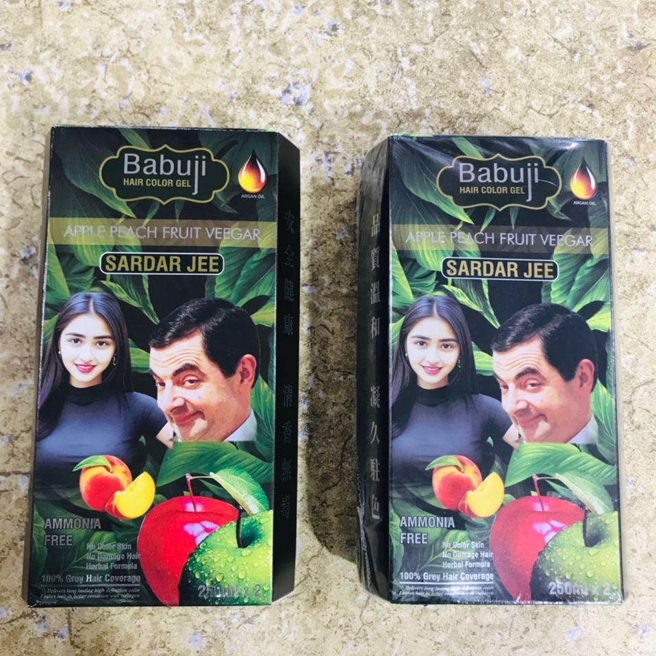 Babu Ji Hair Color Providing Confidence In Every Shade Long Lasting Color Natural Shine - 250ML x 2 View Gallery - Pakistan