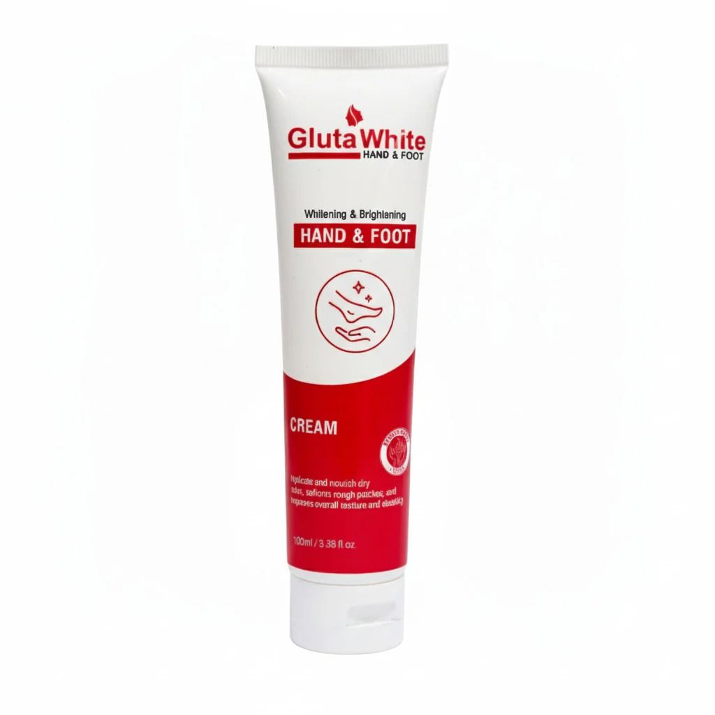 Gluta White Hand And Foot Whitening And Brightening Cream Providing Skin Lightening Glow Care - 100ML View Gallery - Pakistan