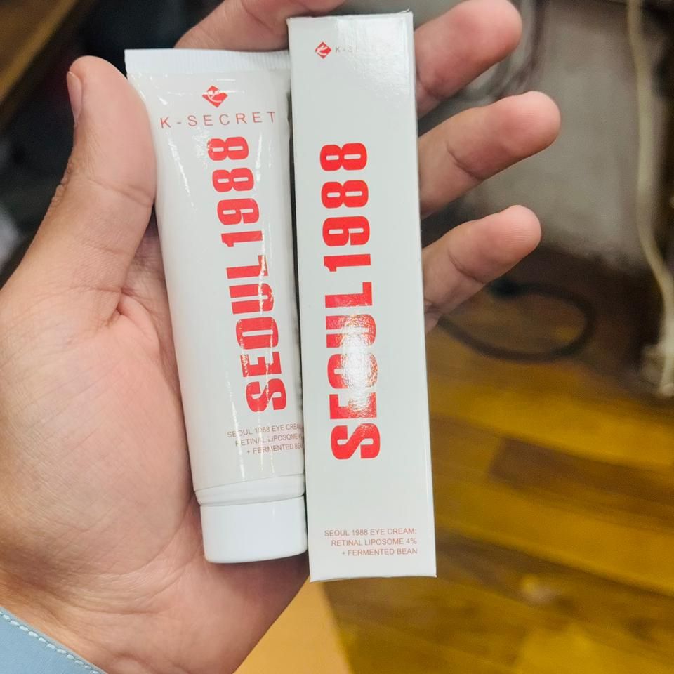 K Secret Seoul 1988 Eye Cream Providing Gentle Care Wrinkle Reduction Brightening Effect Hydrating Formula - 20g View Gallery - Pakistan