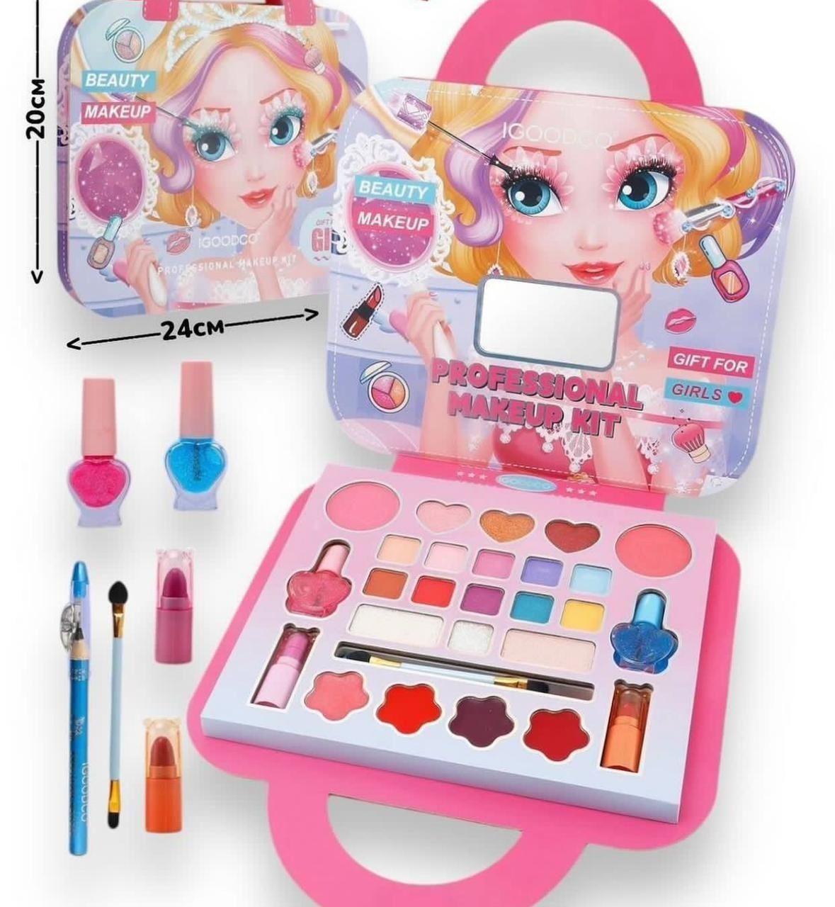 Kids Beauty Magic Makeup Set | Fashion &amp; Beauty Cosmetic Kit for Girls | Safe &amp; Fun Play Makeup