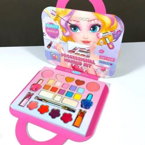 Kids Beauty Magic Makeup Set | Fashion & Beauty Cosmetic Kit for Girls | Safe & Fun Play Makeup View Gallery - Pakistan
