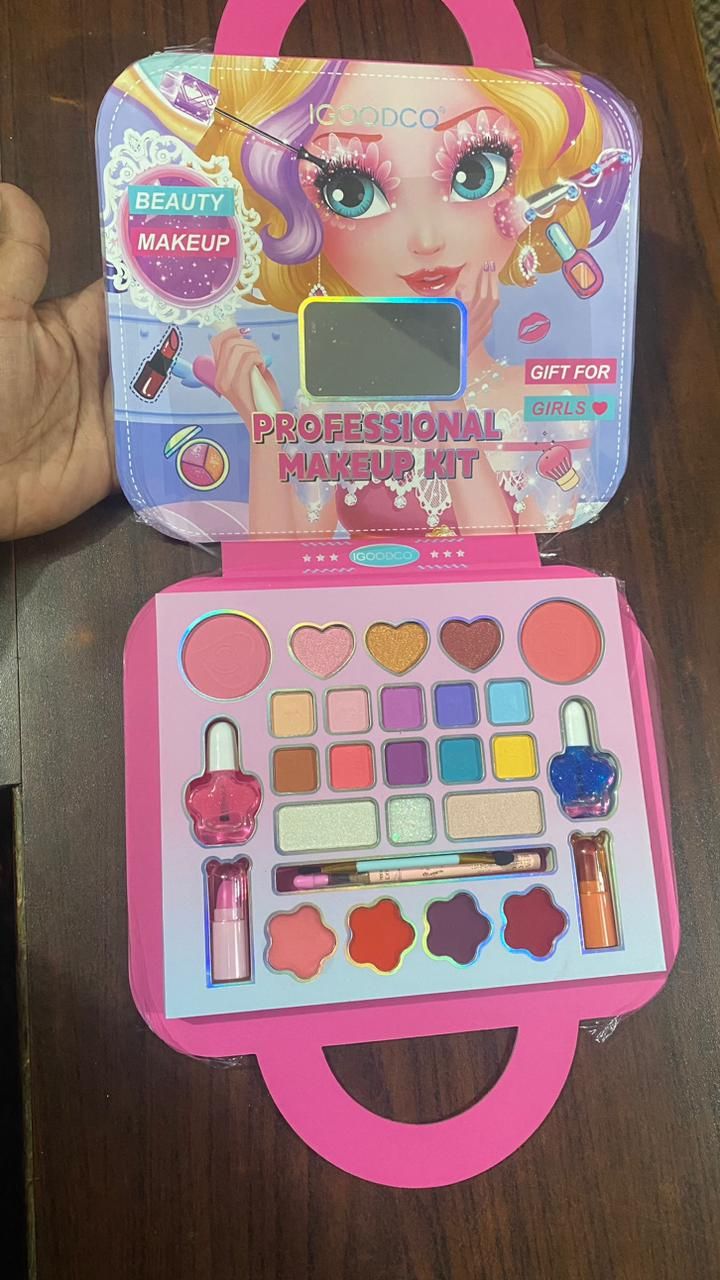 Kids Beauty Magic Makeup Set | Fashion & Beauty Cosmetic Kit for Girls | Safe & Fun Play Makeup View Gallery - Pakistan