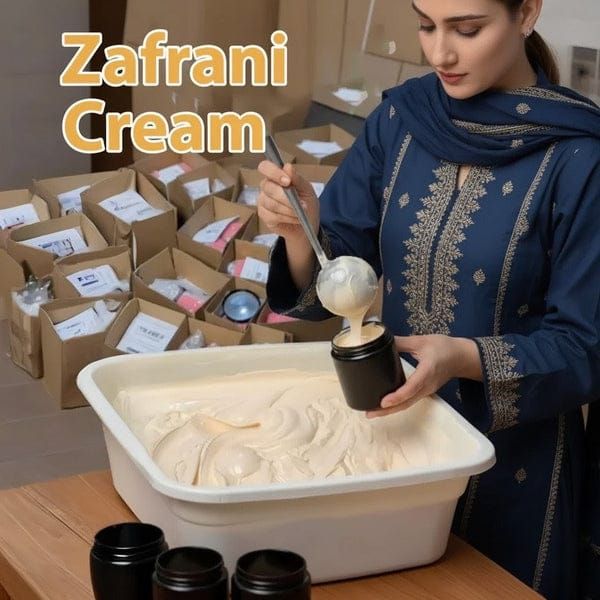 Zafrani Luxury Beauty Cream – 250g Original Formula Infused with Pure Saffron for Intense Glow, Skin Brightening, and Deep Hydration View Gallery - Pakistan