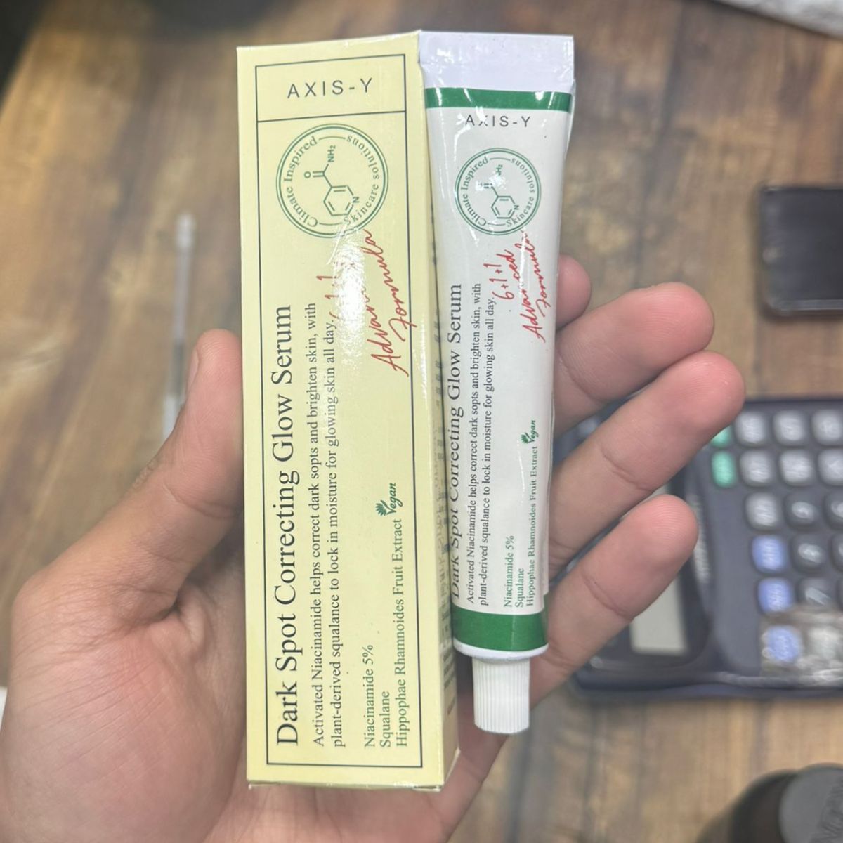 Axis Y Dark Spot Correcting Glow Serum With Niacinamide Brightening Treatment Everyday Skin Care Support View Gallery - Pakistan