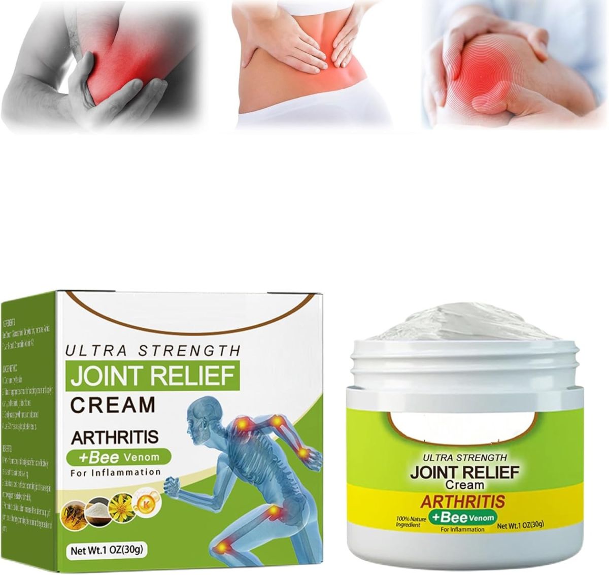 Beevana Ultra Strength Pain Relief Cream Providing Effective Comfort Soothing Formula Everyday Pain Care Support - 30g View Gallery - Pakistan