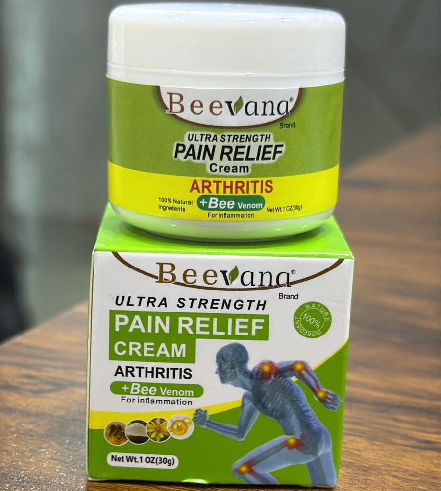 Beevana Ultra Strength Pain Relief Cream Providing Effective Comfort Soothing Formula Everyday Pain Care Support - 30g View Gallery - Pakistan
