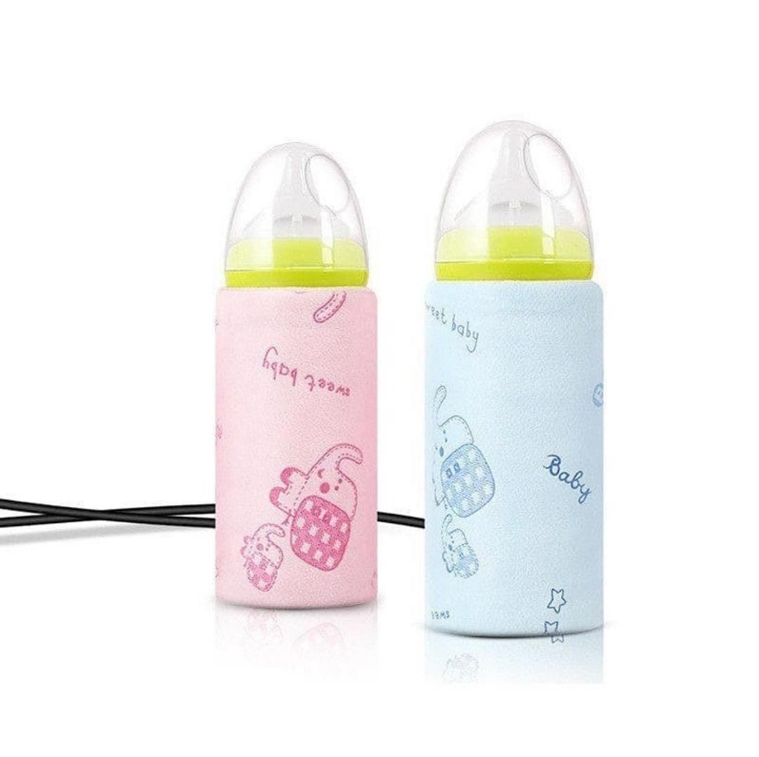 Portable USB Feeder Warmer Pouch | 42°C Constant Heating | Easy‑to‑Carry | Random Design View Gallery - Pakistan