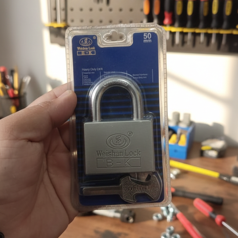 Weishan Door Lock 50mm | Durable Security Lock | Strong Metal Build for Home &amp; Office