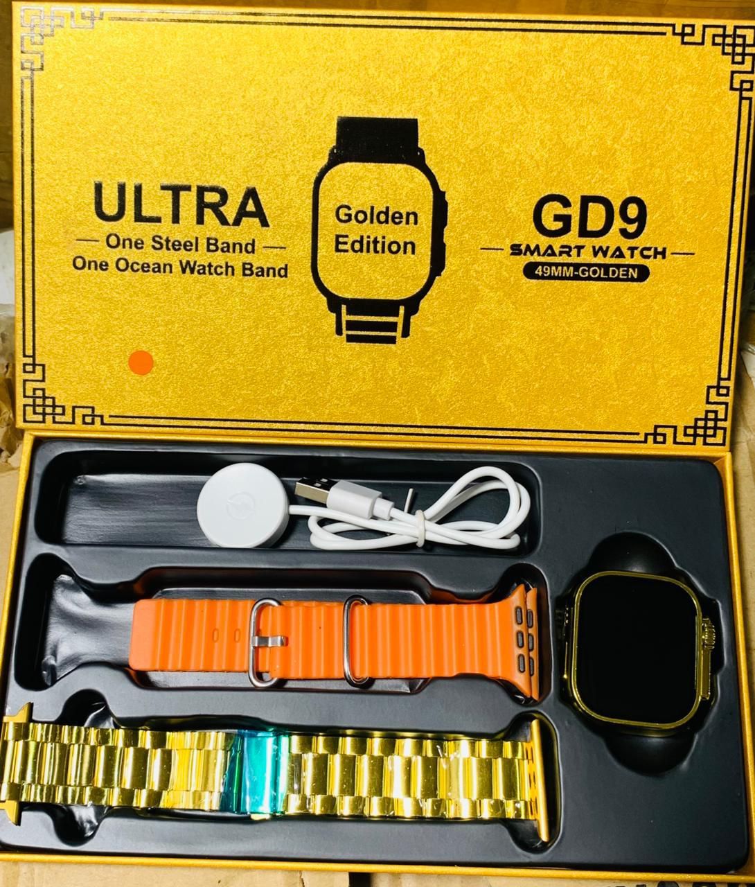GD9 Ultra Golden Edition Smart Watch Providing Premium Design Stylish Appearance And Everyday Smart Wear Support View Gallery - Pakistan