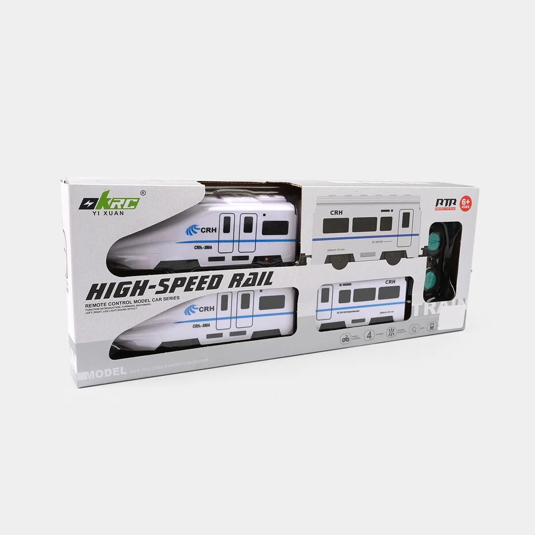 High‑Speed Rail Remote Control Model Train | Electric Toy | Realistic Design | Kids & Collectors View Gallery - Pakistan