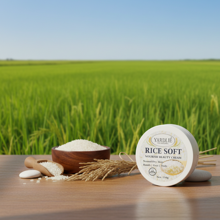 Yardlie Professional Rice Soft Nourish Beauty Cream Gentle Hydration Brightening Care - 150g View Gallery - Pakistan