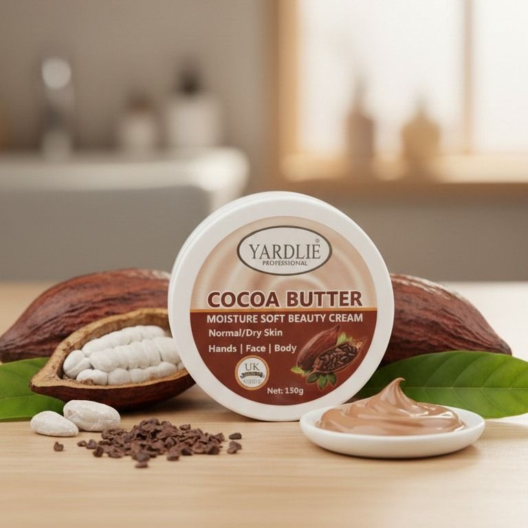 Yardlie Professional Cocoa Butter Moisture Soft Beauty Cream  for Smooth Glowing Skin - 150g View Gallery - Pakistan