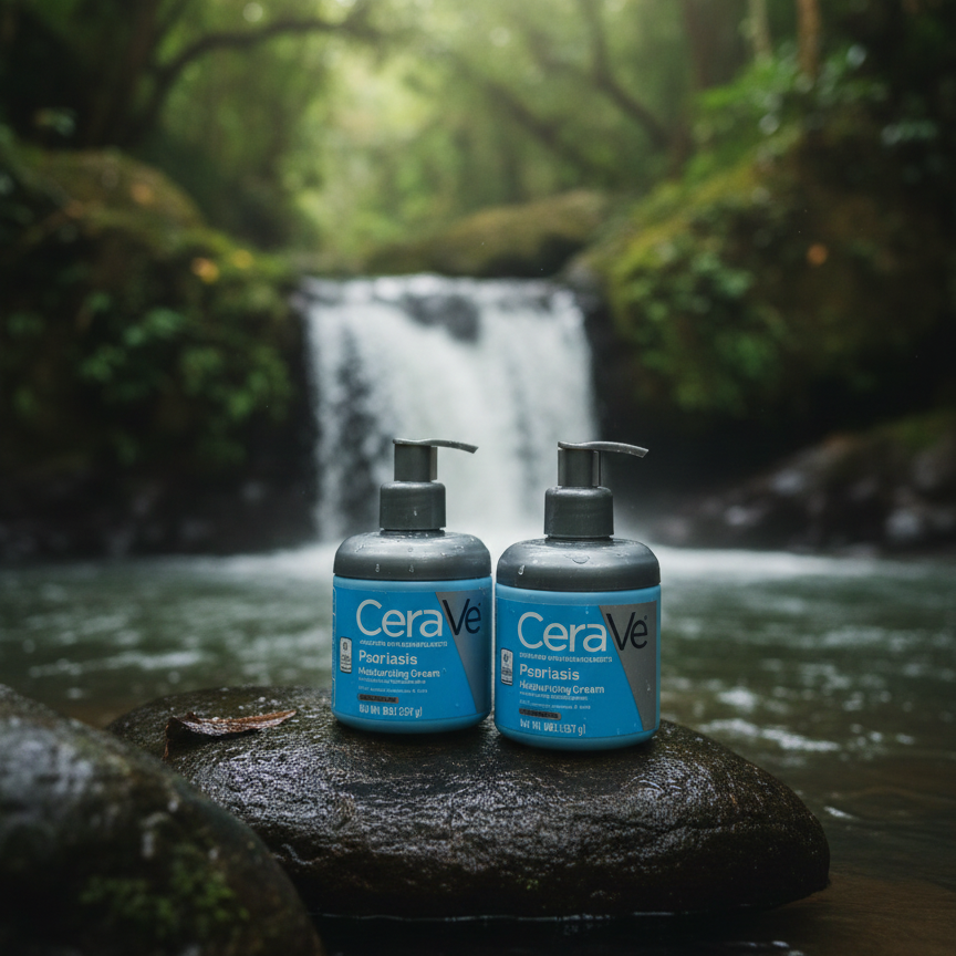 CeraVe Psoriasis Moisturizing Cream with Salicylic Acid – Targeted Skin Relief &amp; Hydration