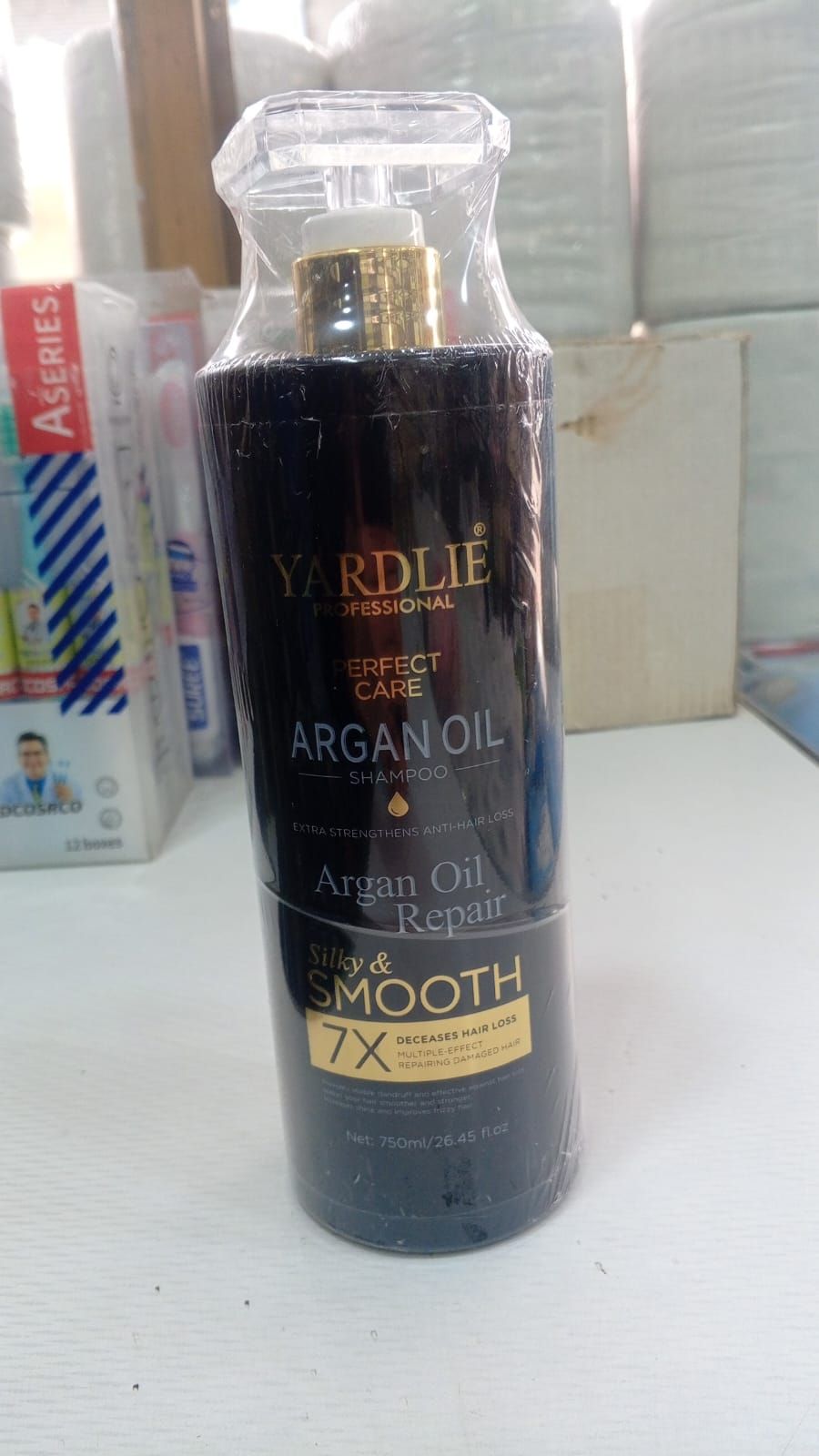 Yardlie Argan Oil Shampoo | Professional Perfect Care | 750 ml | Fights Hair Loss & Repairs Damage View Gallery - Pakistan
