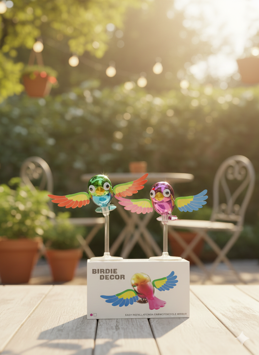 1Pc Fluttering Birdie Decor – Aerodynamand Motorcycle Mirrors ( random colouric Motion Accessory for Car  ) View Gallery - Pakistan