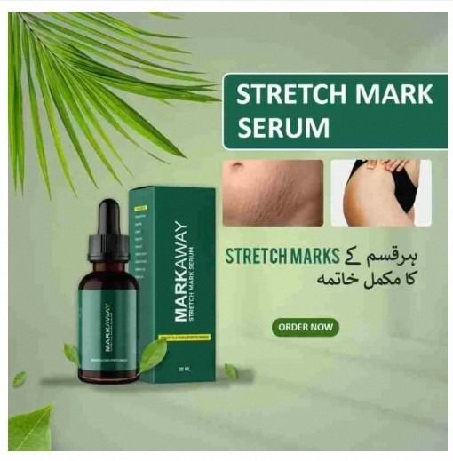 Markaway Advanced Stretch Mark Serum – Clinic-Tested Formula for Prevention & Fading | Retinol, Hydroquinone, & AHA/BHA-Free View Gallery - Pakistan