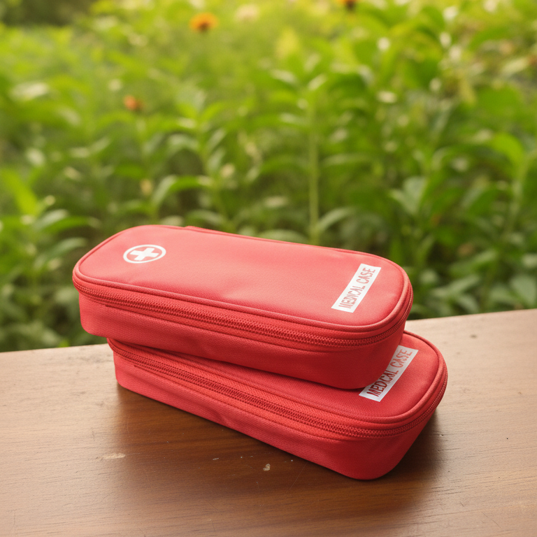 Compact Multi-Purpose First Aid &amp; Emergency Travel Pouch Set