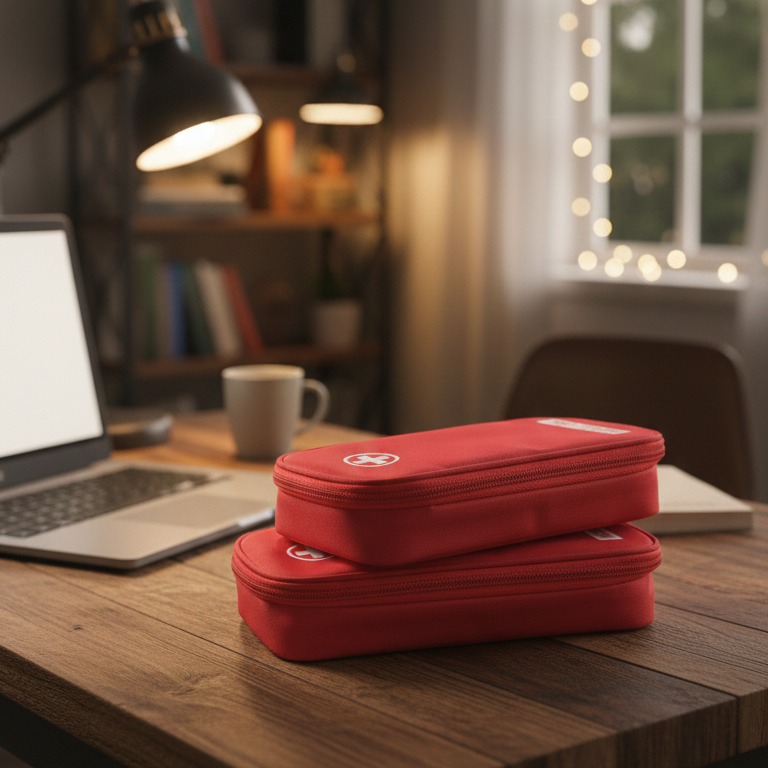 Compact Multi-Purpose First Aid & Emergency Travel Pouch Set View Gallery - Pakistan