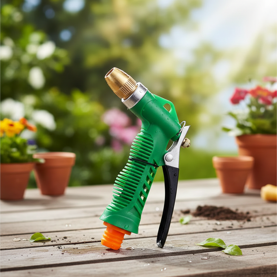 Water Spray Brass Nozzle Gardening Planter High Pressure Water Sprayer With Trigger Spray For Garden Car Washing And Bike Cleaning View Gallery - Pakistan