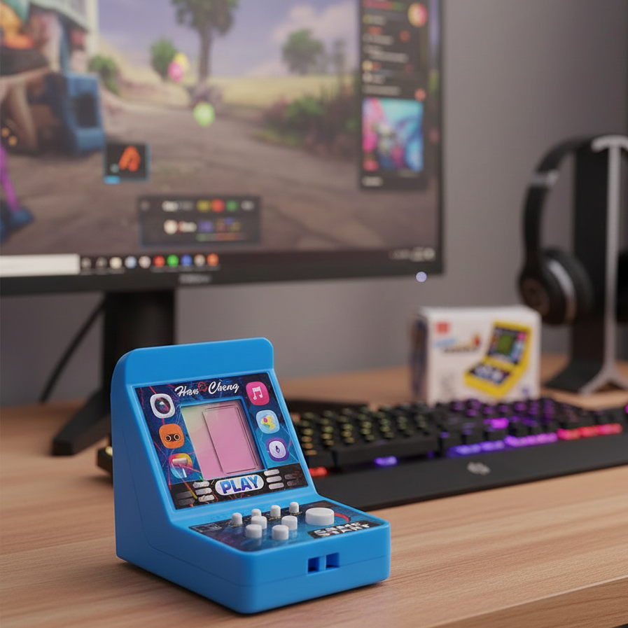 Han Cheng Cube Game Console Mini Portable Electronic Game Console Providing Fun Entertainment (Random Color) View Gallery - Pakistan