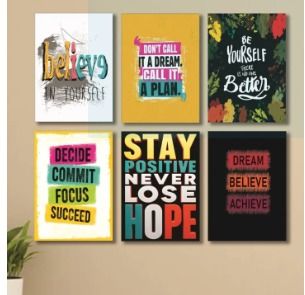 Set Of 6 Wall Art Wooden Phototile Frames For Wall Decor Providing Beautiful Designs Everyday Interior Decoration Support View Gallery - Pakistan